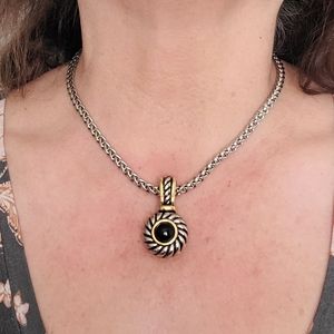 Necklace & Earrings - David Yurman "style"